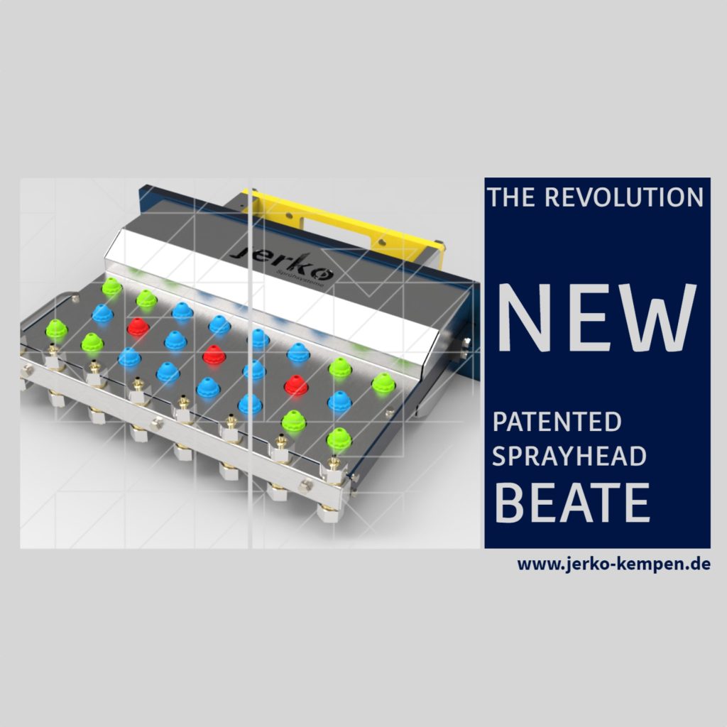 Our New Patented Spray Head Goes Into Series Production